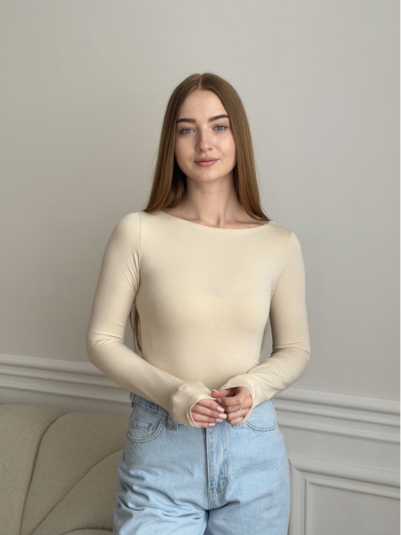 Боді бежеве 32549