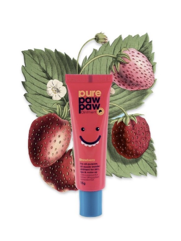 Відновлюючий бальзам Pure Paw Paw Strawberry 15g.