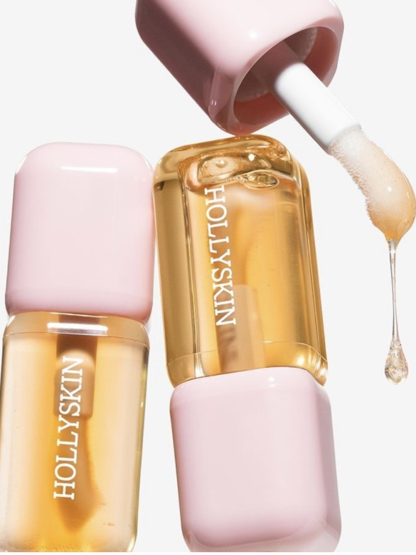 Зволожувальна олія для губ Hollyskin Peach Bloom 