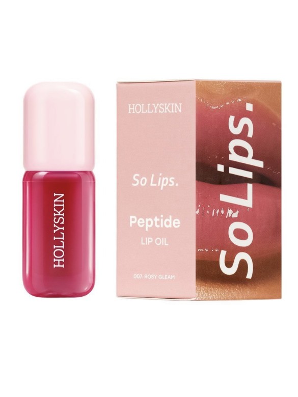 Зволожувальна олія для губ Hollyskin Rosy Gleam