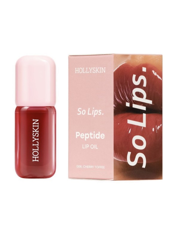 Зволожувальна олія для губ Hollyskin Cherry Toffee