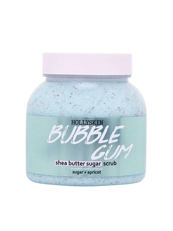 Цукровий скраб з олією ши і перлітом HOLLYSKIN Bubble Gum
