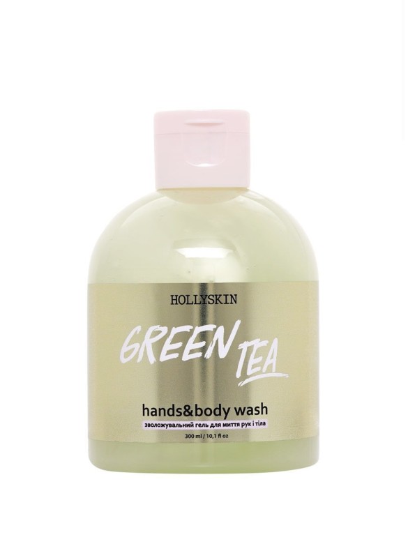 Зволожувальний гель для миття рук і тіла HOLLYSKIN  Green Tea