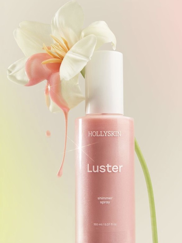 Шиммер-спрей для тіла HOLLYSKIN Luster Pink