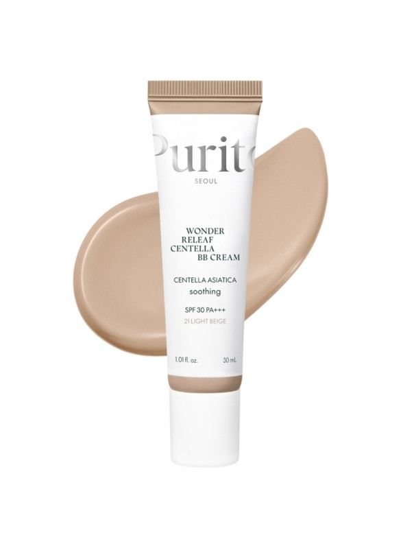 BB крем з екстрактом центелли Purito #21 Light Beige 30ml