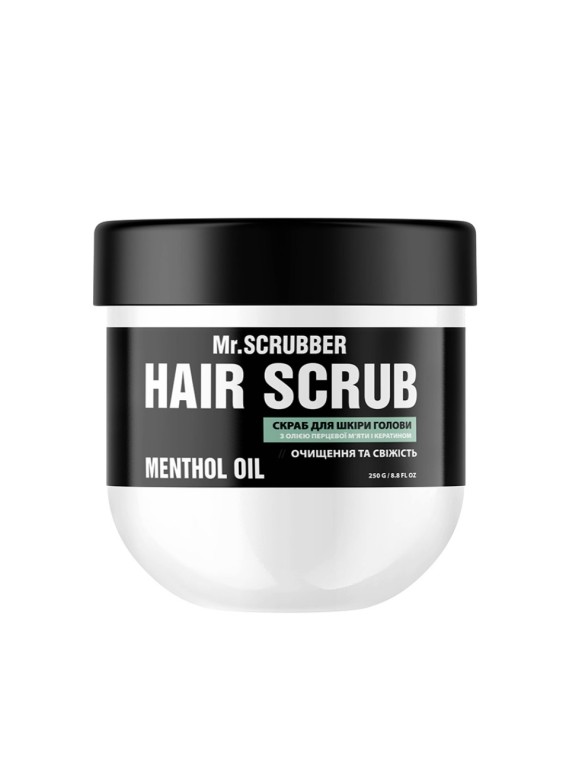 Скраб для шкіри голови і волосся Hair Scrub Menthol Oil Mr.Scrubber