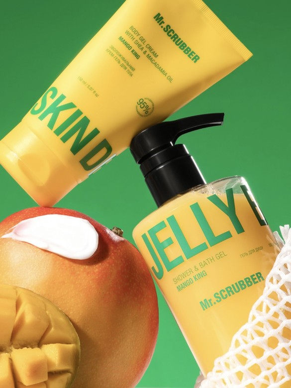 Зволожувальний крем-гель для тіла Skin Delights Mango King Mr.Scrubber