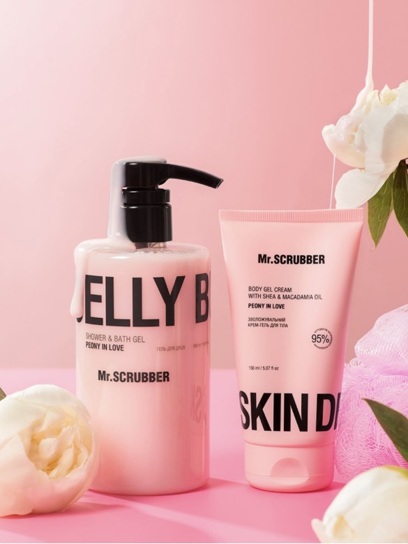 Гель для душу Jelly Bubbles Peony in Love Mr.Scrubber 500 ml