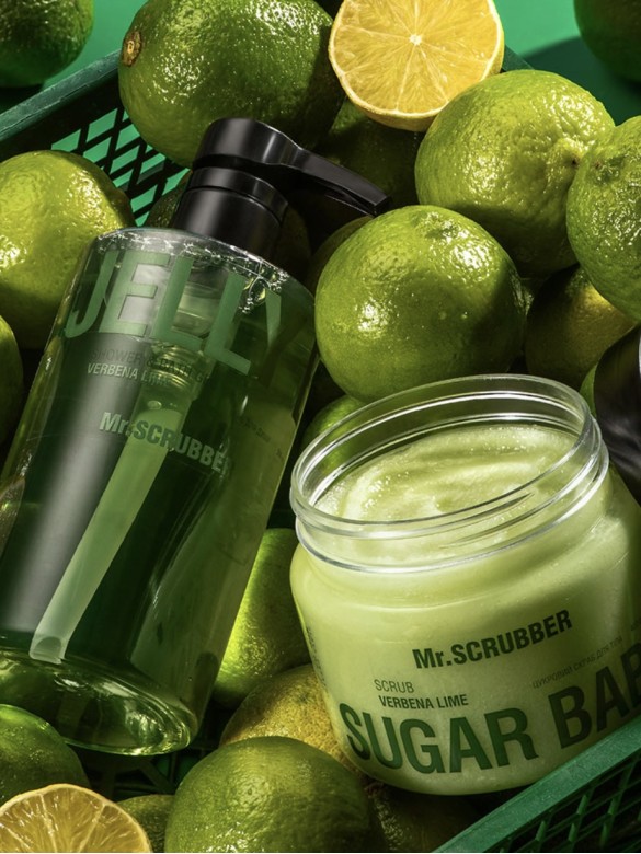 Цукровий скраб для тіла Sugar Baby Verbena Lime Mr. Scrubber 450g.