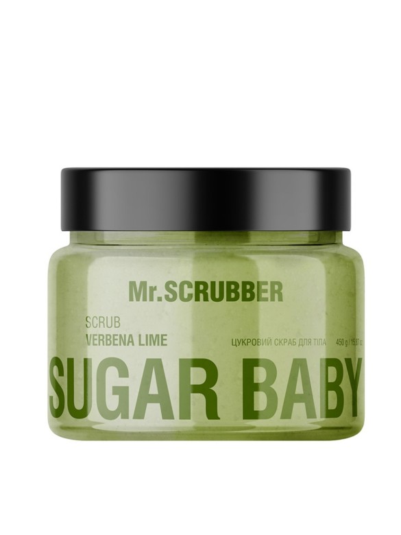 Цукровий скраб для тіла Sugar Baby Verbena Lime Mr. Scrubber 450g.
