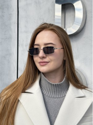 Окуляри 3038 чорні з срібним