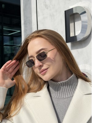 Окуляри 3038 чорні з золотом		