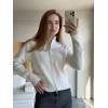 Кофтинка молочна на замку 261031