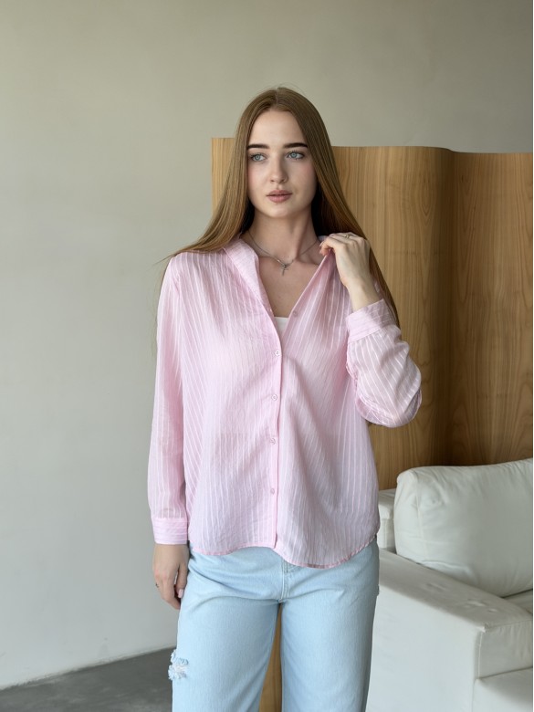 Сорочка рожева 8351 