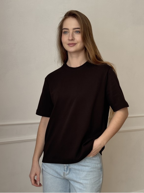Футболка коричнева QS 241128