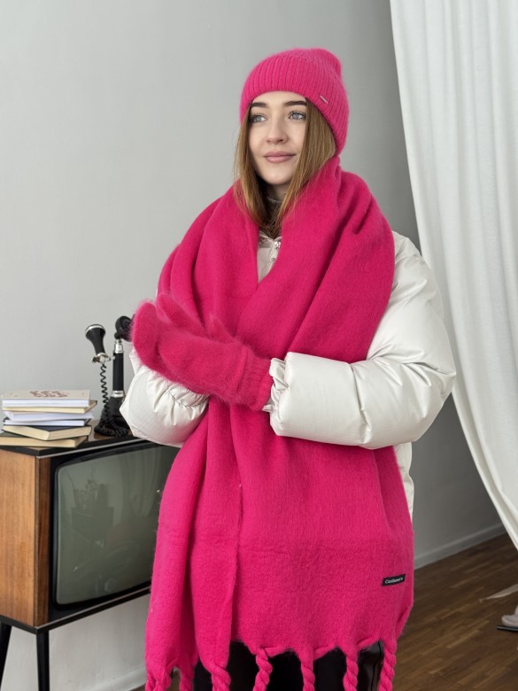 Шапка "Френсіс" малина